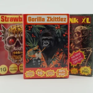 PHC Premiumblüten - Strawberry, Gorilla Zkittlez, Skunk XL